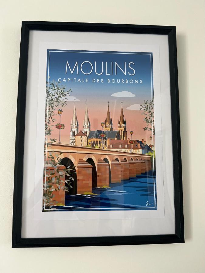 Appartement Le Cocon Moulinois, Proche Gare Avec Services By Primo C0Nciergerie à Moulins  Extérieur photo