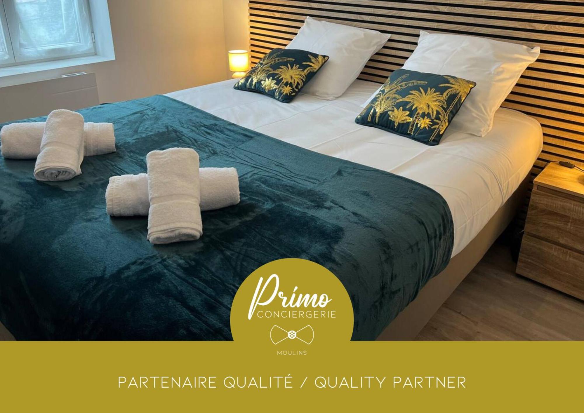Appartement Le Cocon Moulinois, Proche Gare Avec Services By Primo C0Nciergerie à Moulins  Extérieur photo